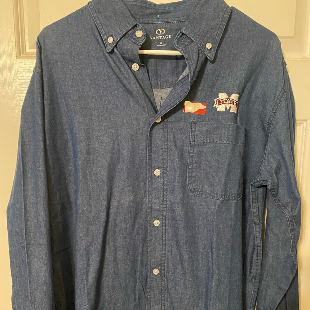 Mississippi State denim button down Men - Medium